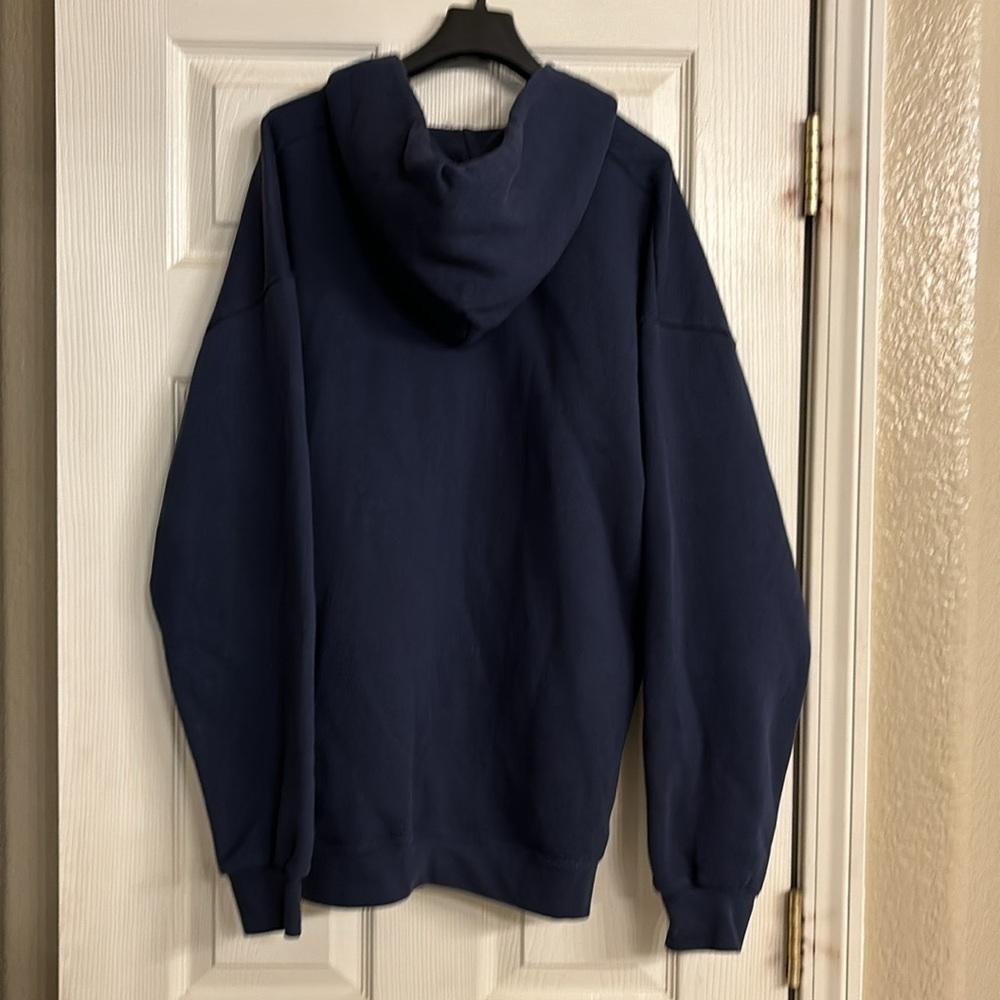Vintage Disney Winnie the Pooh full zip hooded navy sweat shirt navy - Picture 4 of 4